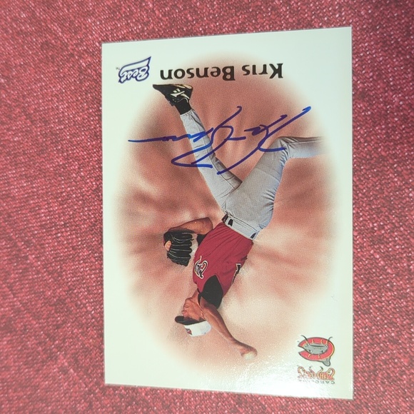Kris Benson 1998 Best AUTHENTIC AUTOGRAPH Carolina Mud Cats Pittsburgh Pirates. - Picture 8 of 9